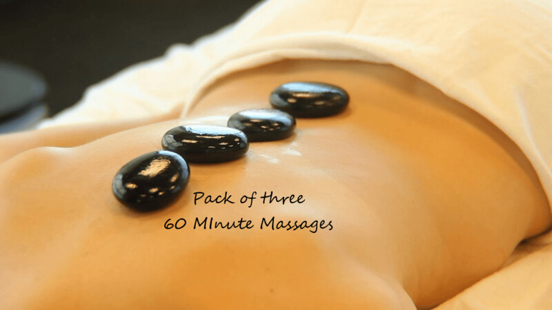 Pack of Three 60 Minute Massages