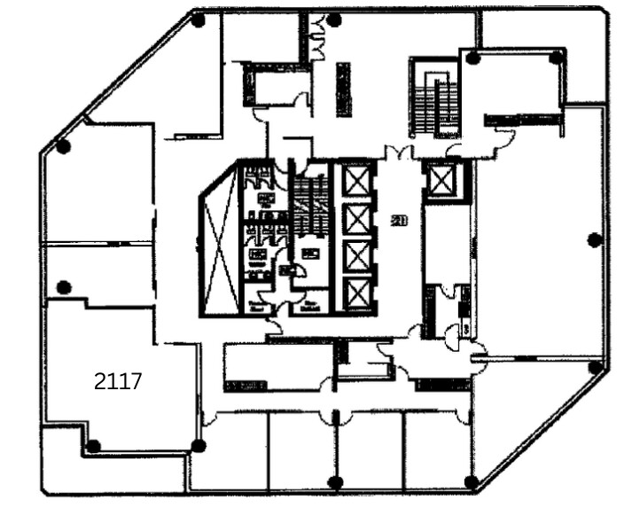 Private Office #2117 - 930 Sqft - Corner Office - Window View