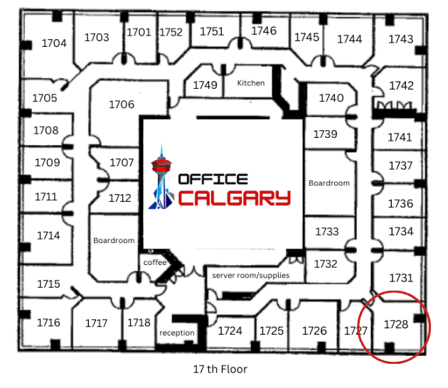 Private Office #1728 - 225 sqft -  Window View