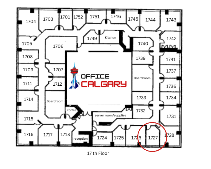 Private Office #1727 - 115 sqft -  Window View