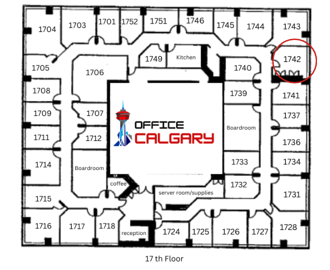 Private Office #1742 - 180 sqft -  Window View