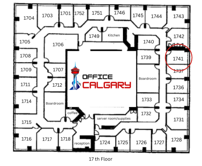Private Office #1741 - 143 sqft -  Window View
