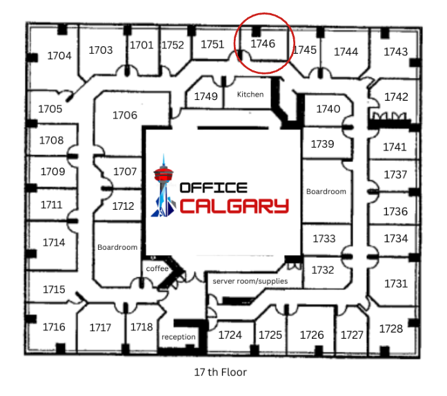 Private Office #1746 - 145 sqft -  Window View