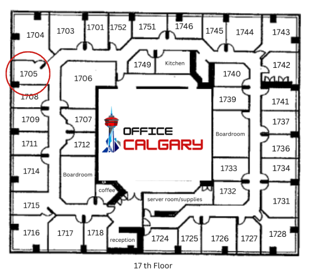 Private Office #1705 - 143 sqft -  Window View