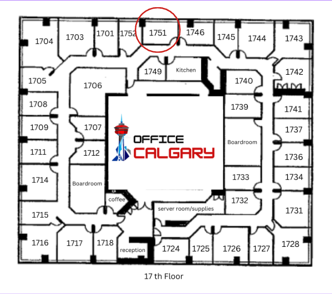 Private Office #1751 - 140 sqft -  Window View