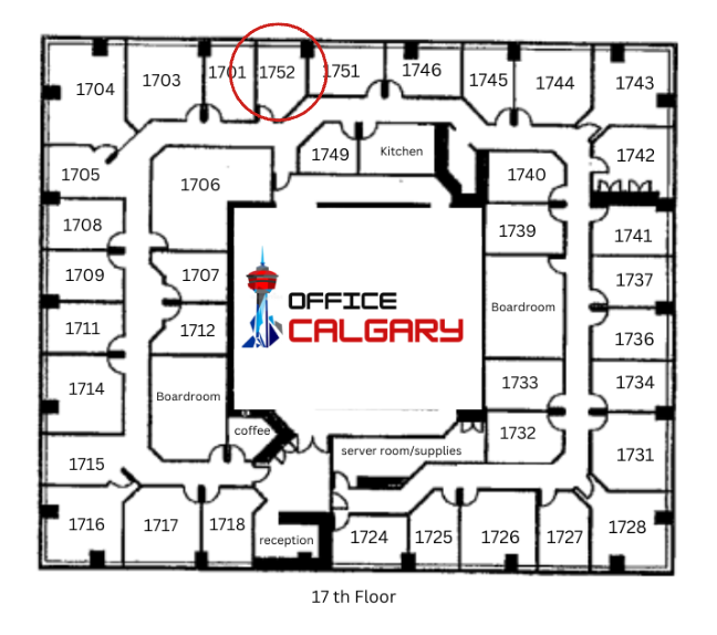 Private Office #1752 - 126 sqft -  Window View