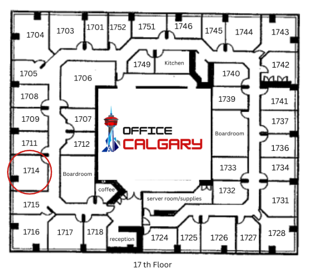 Private Office #1714 - 218 sqft -  Window View