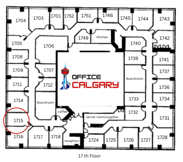 Private Office #1715 - 135 sqft -  Window View