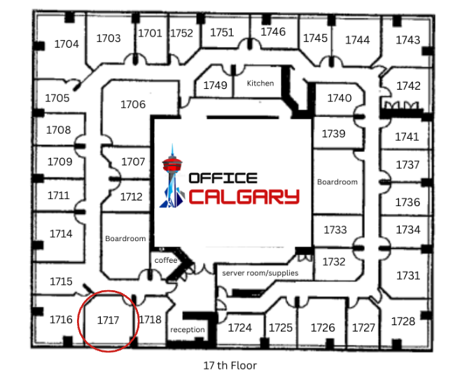 Private Office #1717 - 210 sqft -  Window View