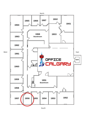 Private Office #1956 - 145 sqft - Window View