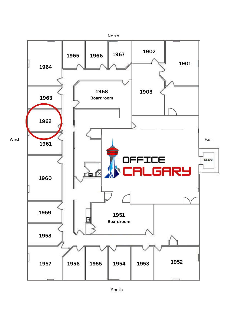 Private Office #1962 - 145 sqft - Window View