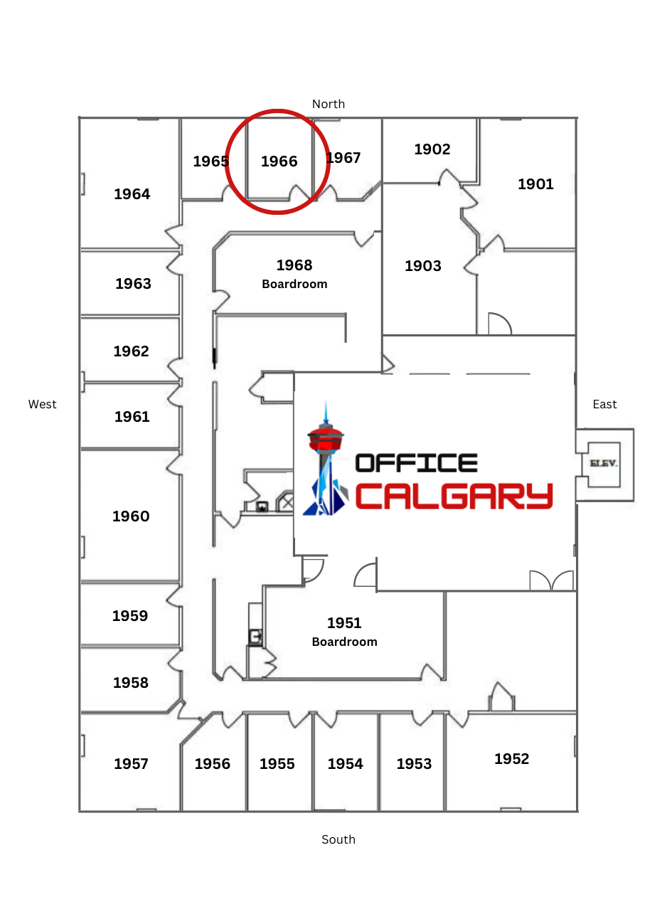 Private Office #1966 - 125 sqft - Window View