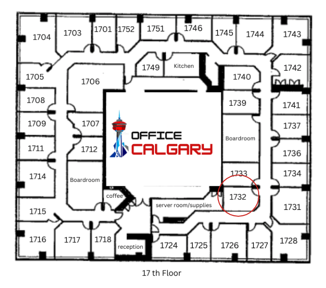 Private Office #1732 - 115 sqft -  Window View