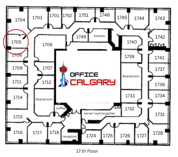 Private Office #1705 - 143 sqft -  Window View