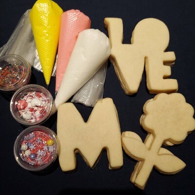 Half Dozen Mother&#39;s Day DIY Cookie Decorating Kit