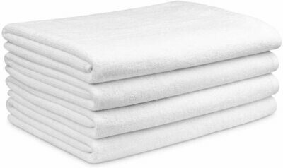 100% Cotton, 625 GSM, Highly Absorbent Bath Towels Large 70 x 140 CM Premium Quality Bath Towel Set, Pack of 4