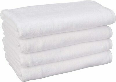 100% Cotton, 625 GSM, Highly Absorbent Bath Sheet 100 x 180 CM Premium Quality Bath Sheet Set, Pack of 4