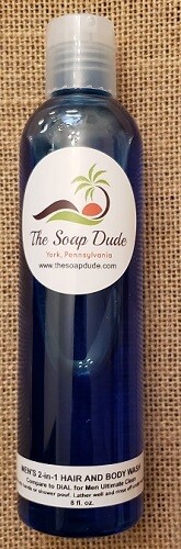 Liquid Soap - Mens 2-in-1 Hair and Body Wash