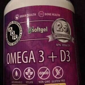 Omega 3 with Vitamin D3 - 180 Soft Gels