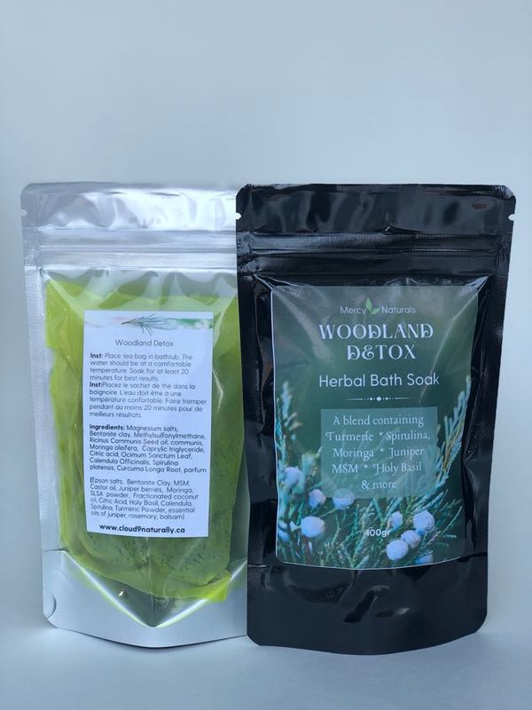 Bath Soak: Woodlands Herbal Detox blend (for women and men)
