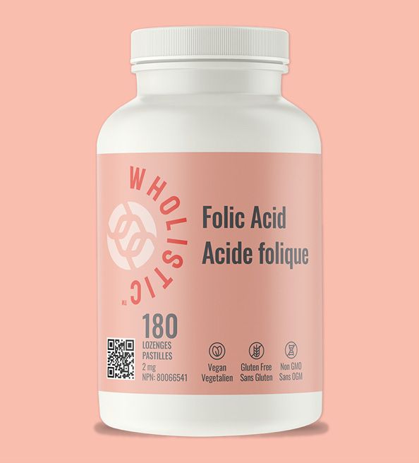 Folic Acid - 180 lozenges (Wholistic)