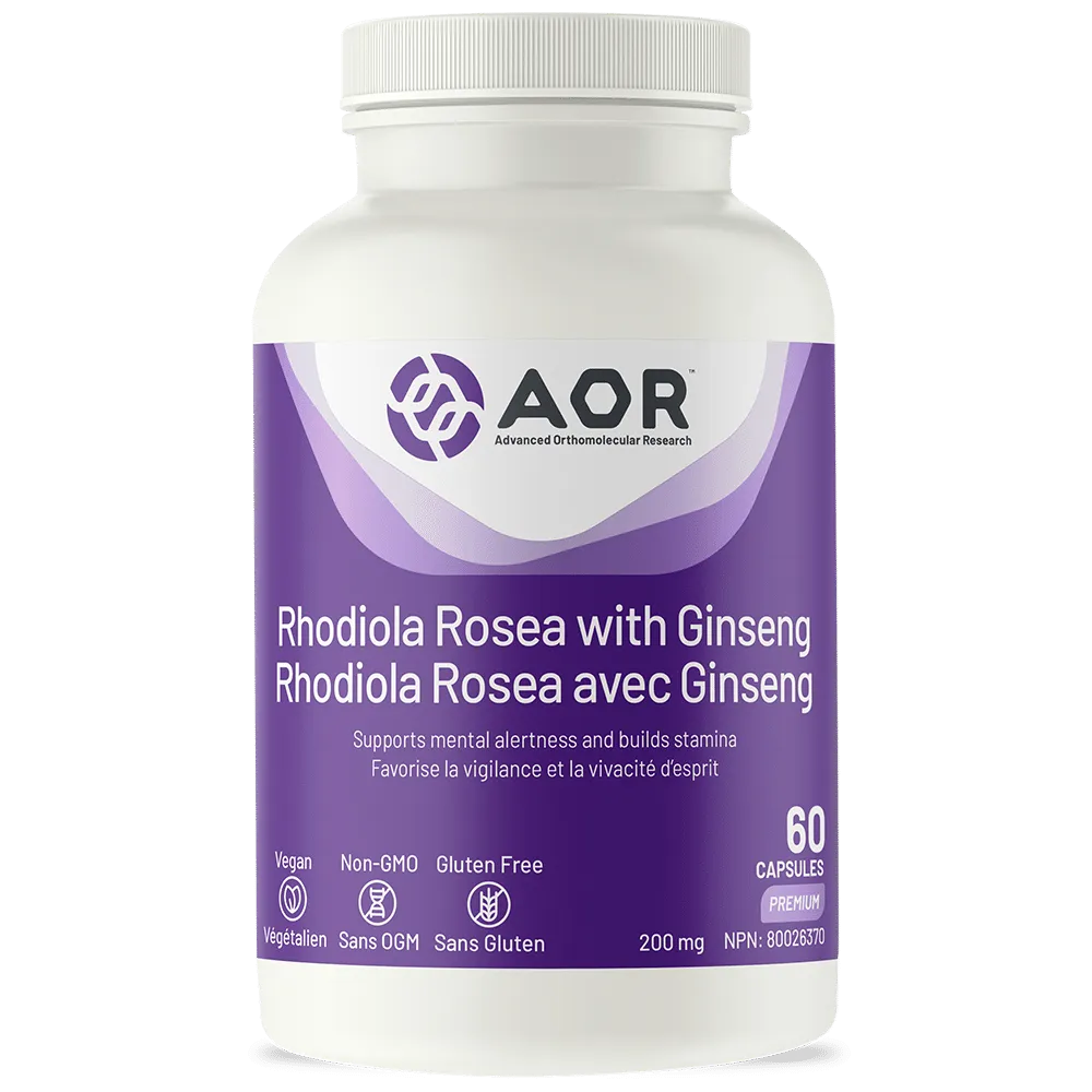 Rhodiola Rosea with Ginseng 60caps