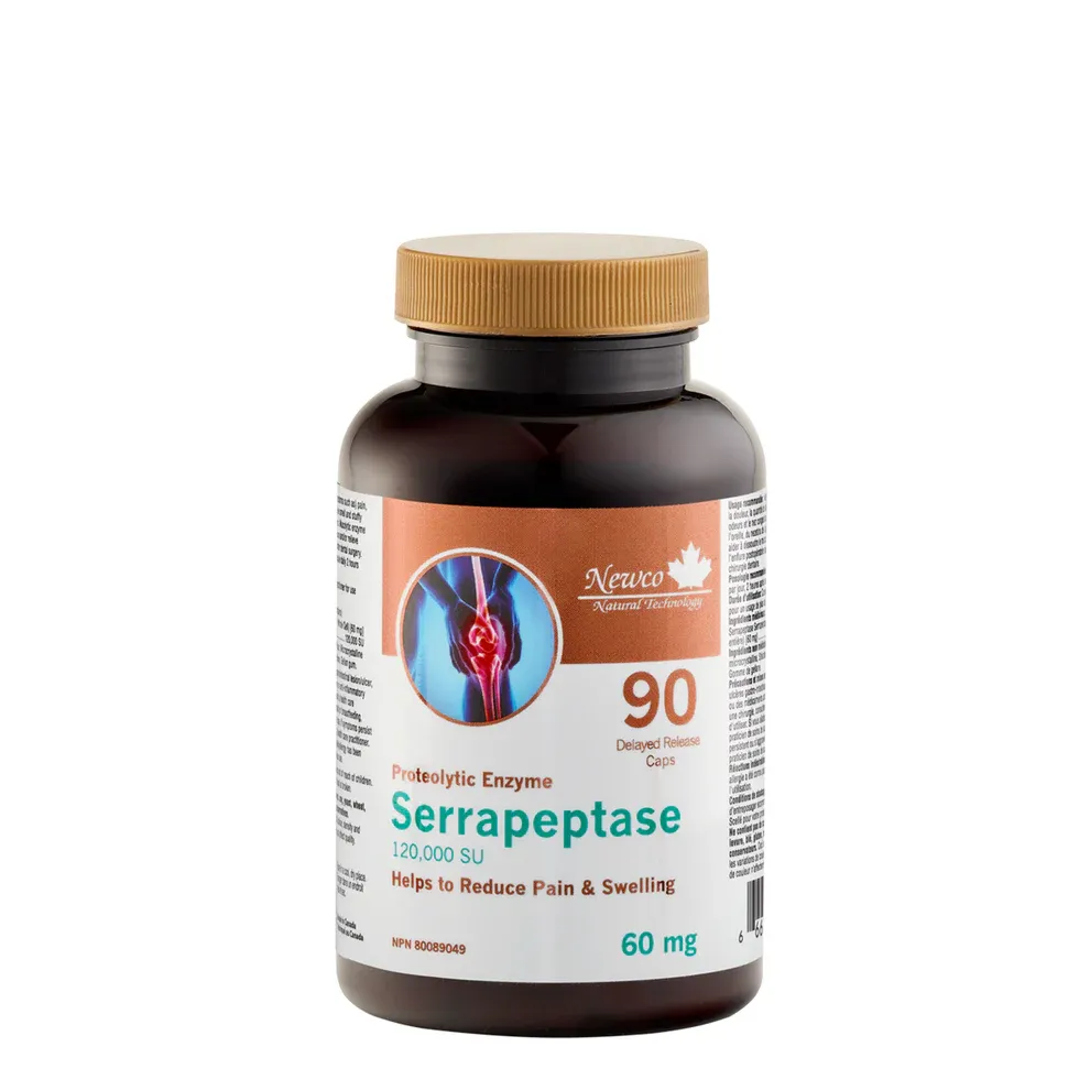Serrapeptase 120,000 SU 90 DR Veggie Caps