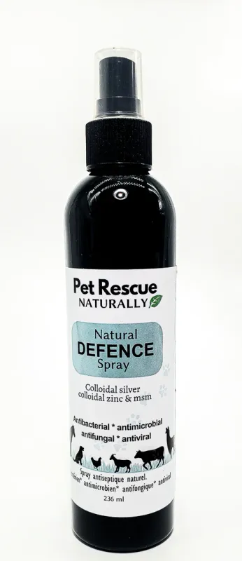 Pet Rescue: Natural Defence Spray with Colloidal Silver and Zinc