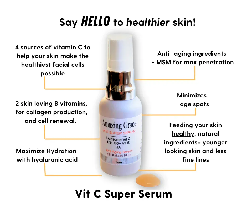 All Natural Amazing Grace Vitamin C Super Serum For Face