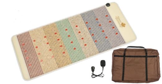 Full Body Chakra Mat with Crystal Technology, Far Infrared, Heated, PEMF, Red Light Photons, Negative Ion Generating & Digital Touchscreen Controller Full Body Chakra Mat with Crystal Technology, Far Infrared, Heated, PEMF, Red Light Photons, Negative Ion Generating & Digital Touchscreen Controller