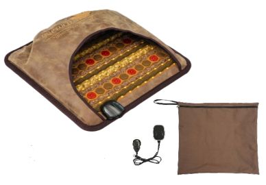 Foot Chakra Mat with Crystal Technology (Amethyst, Tourmaline, & Jade), Far Infrared, Heated, PEMF, Red Light Photons, Negative Ion Generating & Digital Touchscreen Controller Foot Chakra Mat with Crystal Technology (Amethyst, Tourmaline, & Jade), Far Infrared, Heated, PEMF, Red Light Photons, Negative Ion Generating & Digital Touchscreen Controller