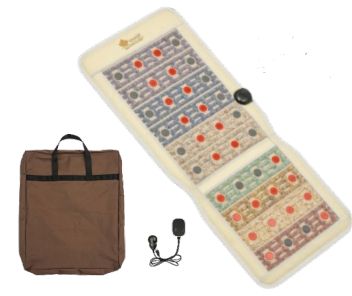 Chair Pad Chakra Mat with Crystal Technology, Far Infrared, Heated, PEMF, Red Light Photons, Negative Ion Generating & Digital Touchscreen Controller Chair Pad Chakra Mat with Crystal Technology, Far Infrared, Heated, PEMF, Red Light Photons, Negative Ion Generating & Digital Touchscreen Controller