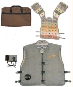 Chakra Vest with Crystal Technology, Far Infrared, Heated, PEMF, Red Light Photons, Negative Ion Generating & Digital Touchscreen Controller
