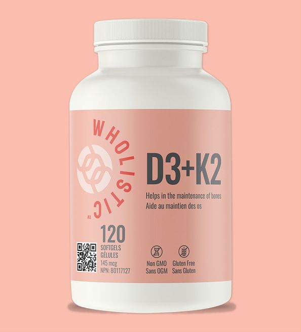 D3+K2 - 120 softgels (Wholistic)