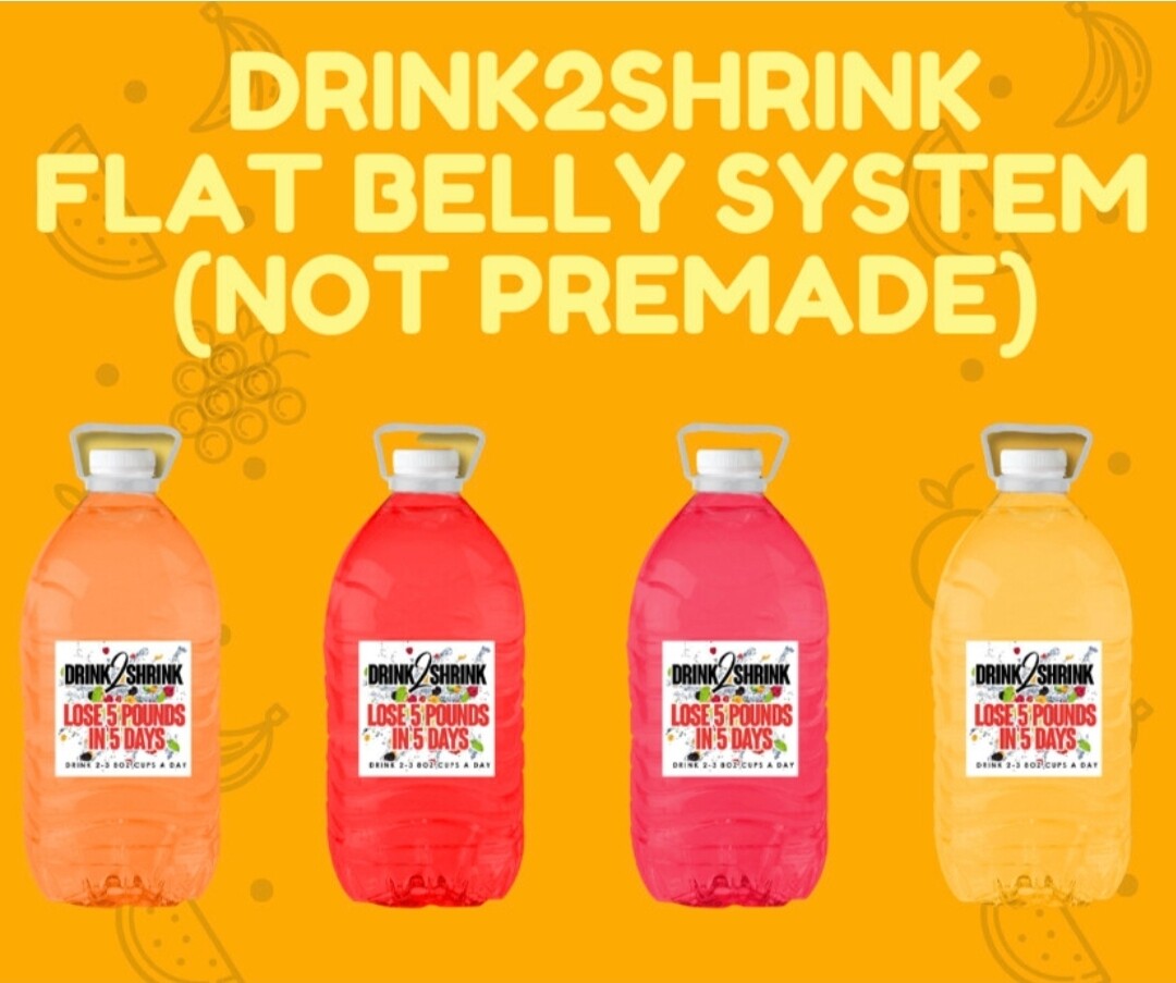 Drink2Shrink Flat Belly System, 4 week supply.