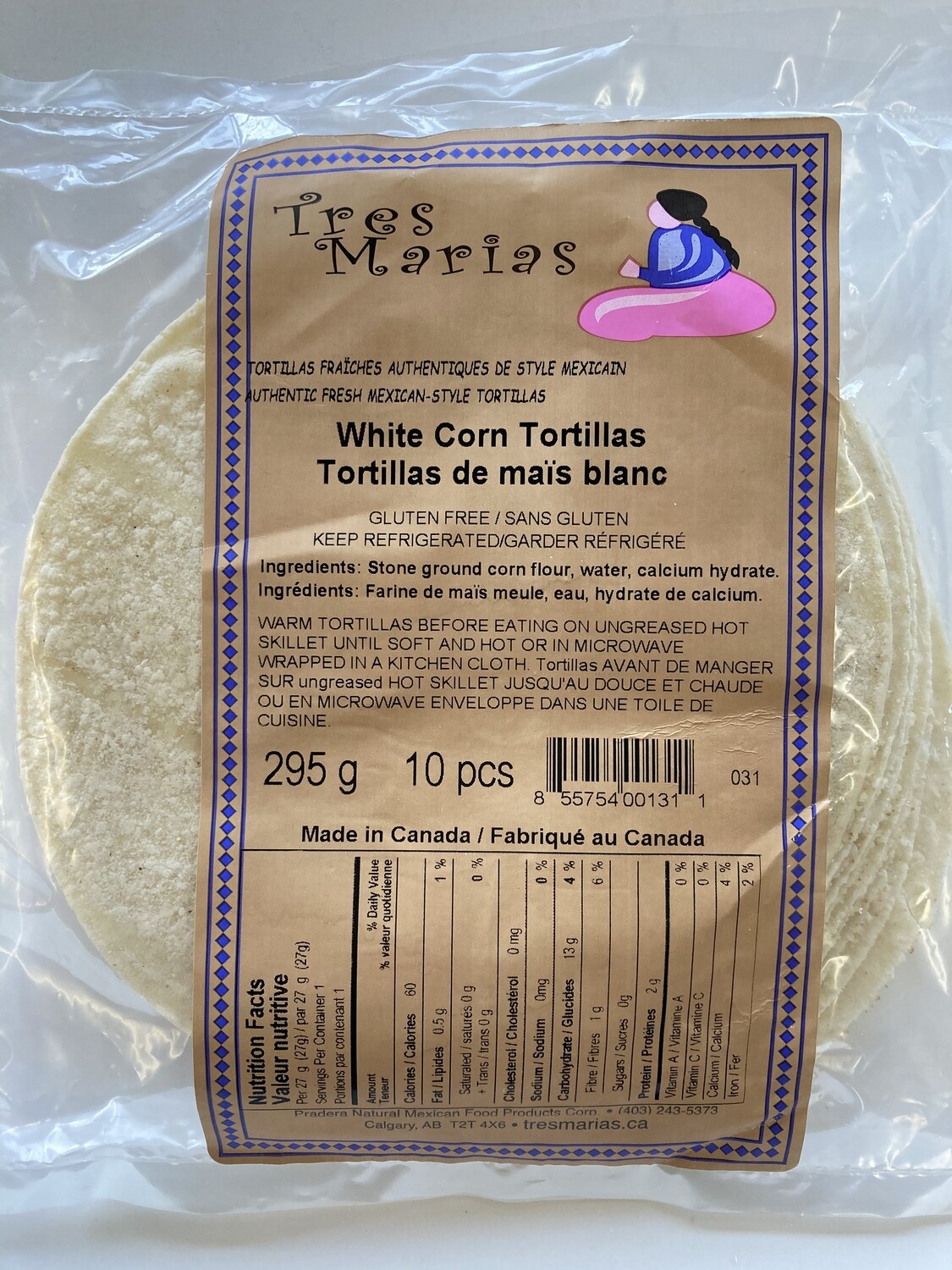 Corn Tortillas 6" 10 pcs