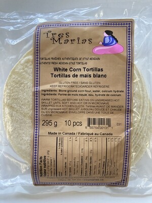 White Corn Tortillas 6&quot;, 10pcs