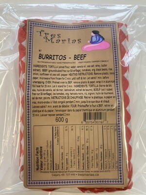 Burritos Beef - Mild  2 pc 600 g