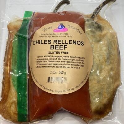 Chiles Rellenos - Beef Medium Spicy 2pcs 550 g