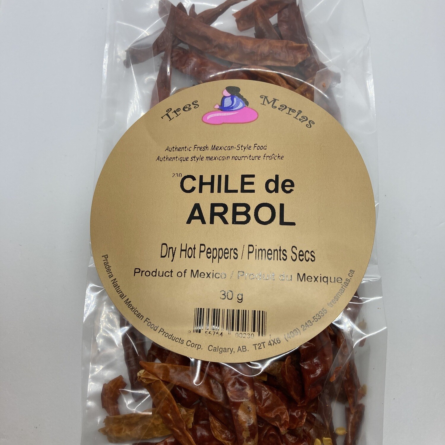 Chile de Arbol Extra Hot 30 g