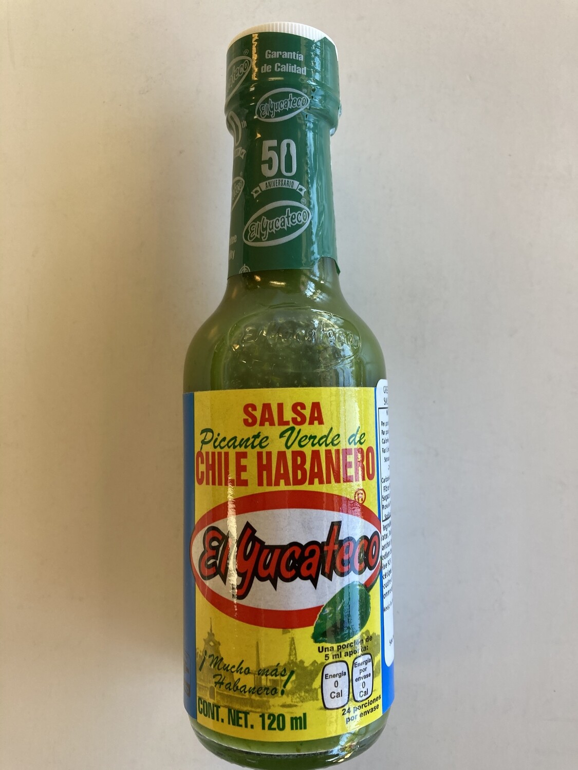Salsa El Yucateco Chile Habanero XHot 120 ml