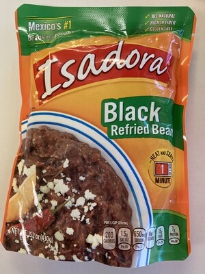 Isadora Black Refried Beans 430 g