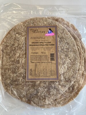 Tres Marias Organic spelt wraps 11&quot;