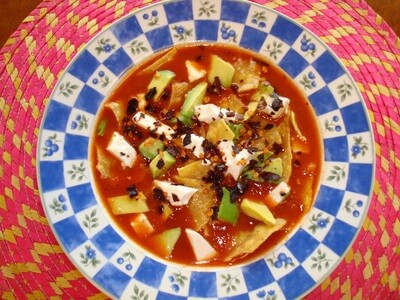 Hot meals: Tortilla Soup