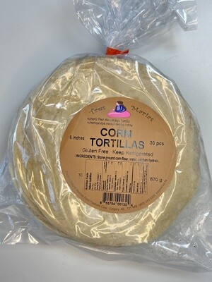Corn Tortillas 6" 30 pcs