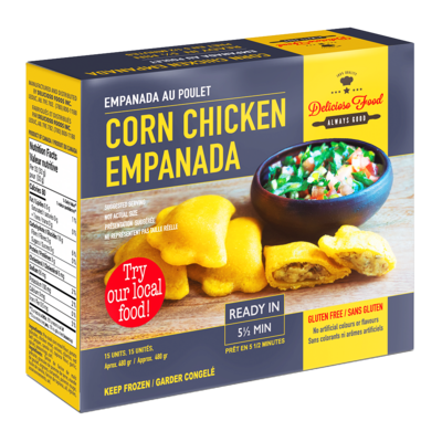 DF empanada corn chicken