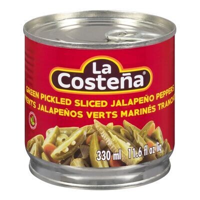 La Costeña Pickled Sliced Jalapeños 330 ml