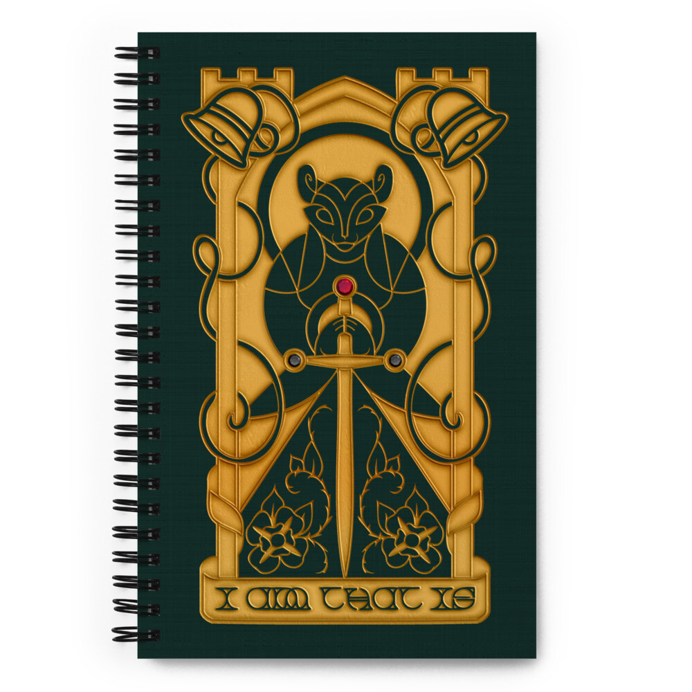 Gilded Tapestry Spiral notebook