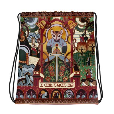 Tapestry Drawstring bag