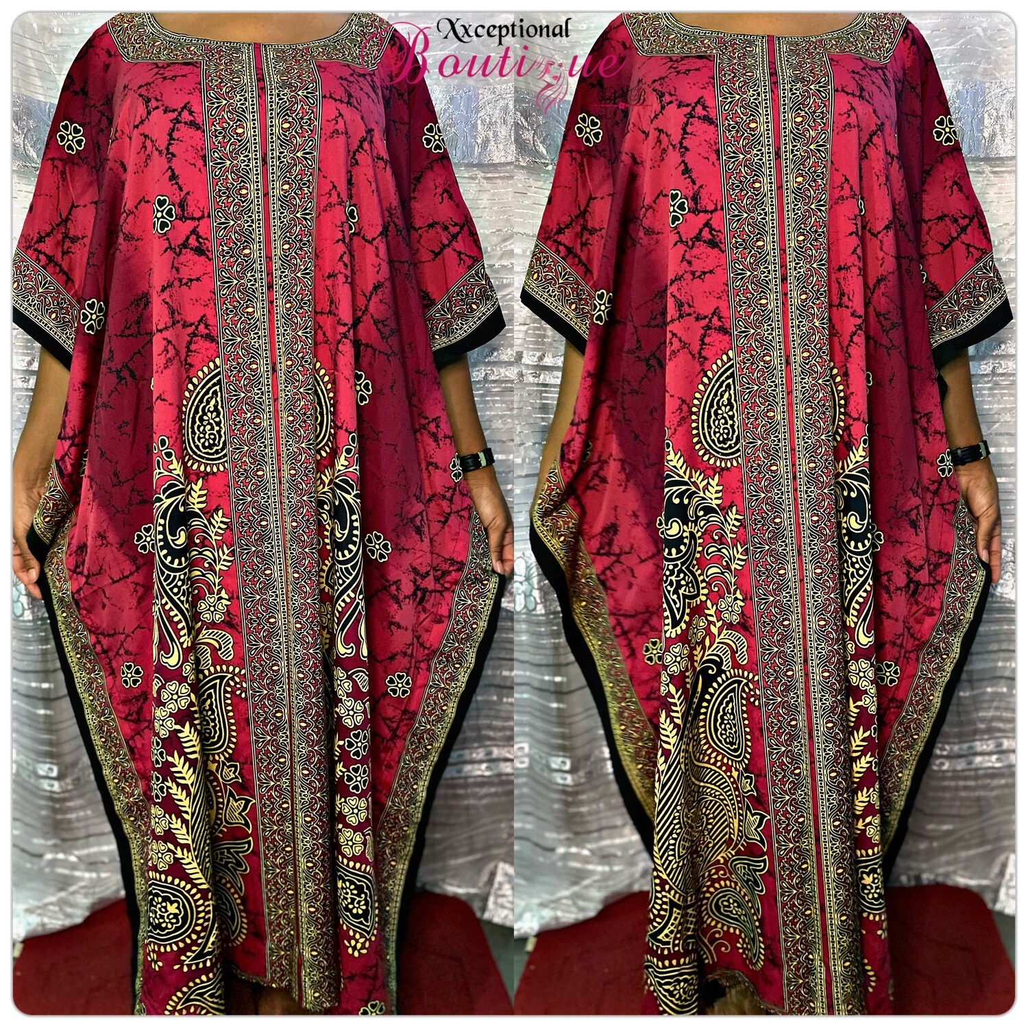 Santé Classic African Print Dress